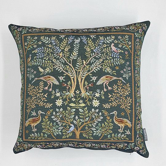 Housse de coussin tapisserie WILLIAM MORRIS vert
