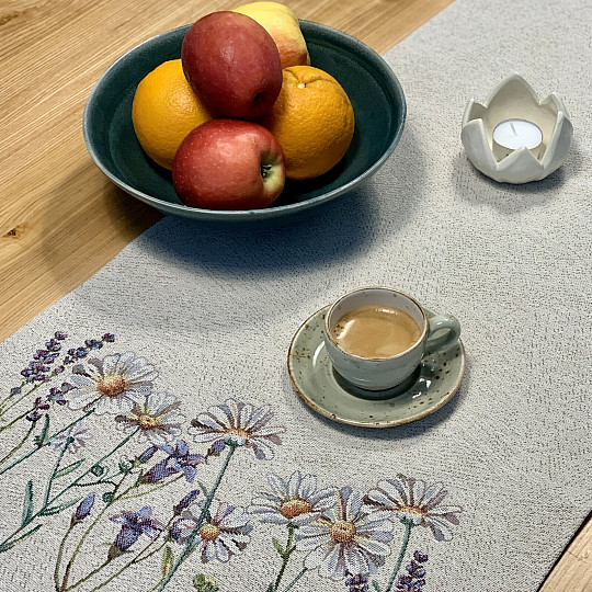 Nappe et châle tapisserie SPRING CRUSH