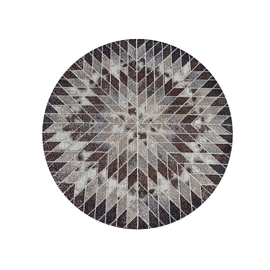 Tapis en pièces PANAMERO 10 cercle marron