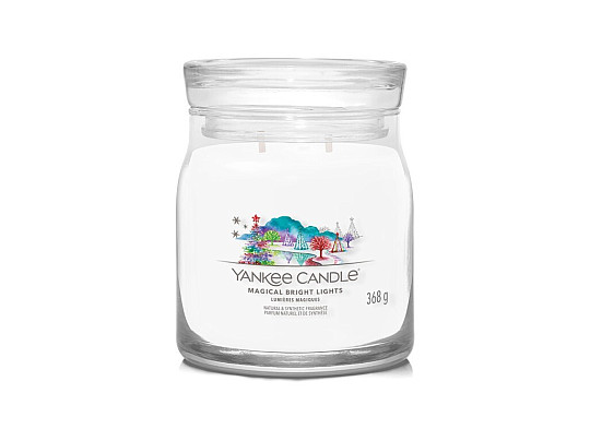 bougie parfum YC MAGICAL BRIGHT LIGHTS GLASS MEDIUM 2 mèches