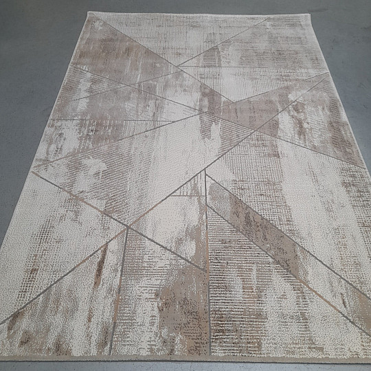 Tapis en pièces BOHO marron clair