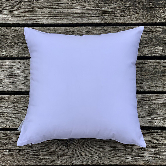 Housse de coussin déco DAMAS blanc