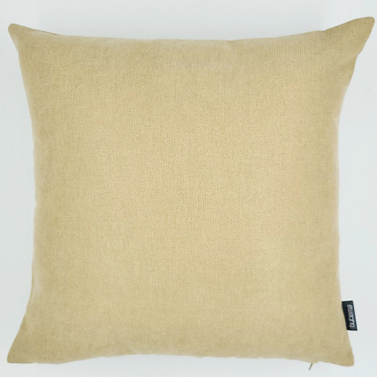 Housse de coussin déco AGRA BEIGE FONCÉ