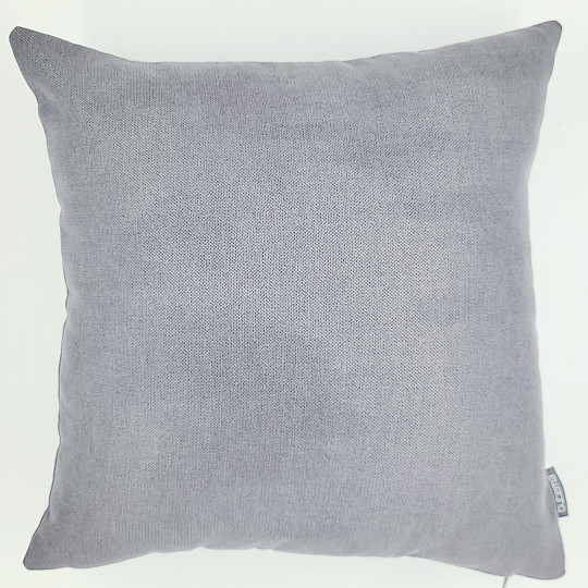 Housse de coussin déco AGRA GRIS