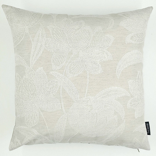 Housse de coussin déco NENUFAR NATUR
