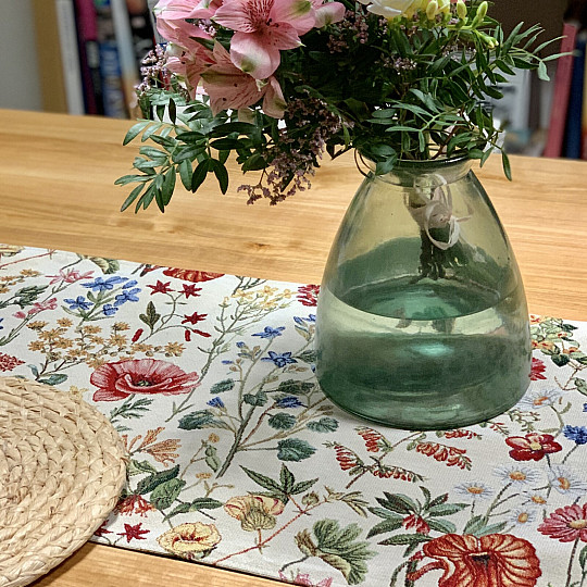 Nappe et écharpe tapisserie JOSEFÍNA