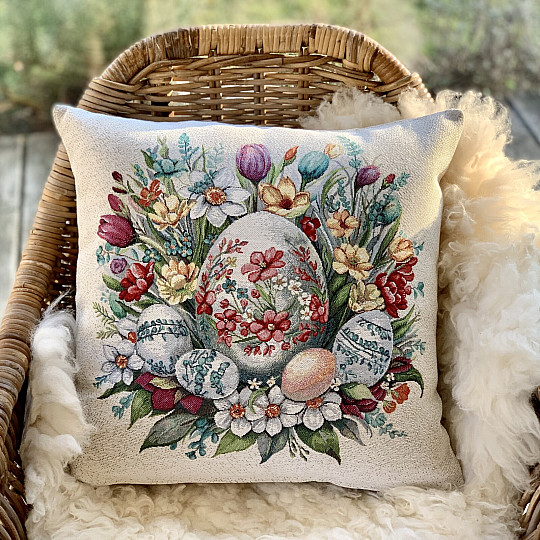 Couverture tapisserie de Pâques LA ROBE ROUGE