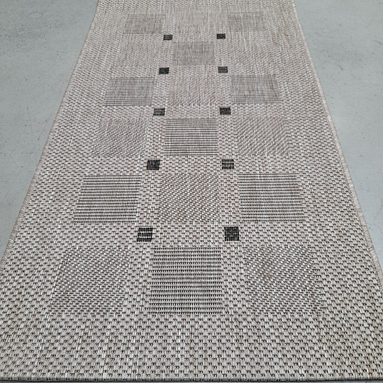 Tapis bouclé FLOORLUX 20079/04 pois argent-noir