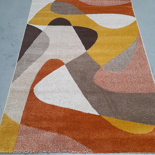 Tapis moderne ACHAT 618 rouille/crème