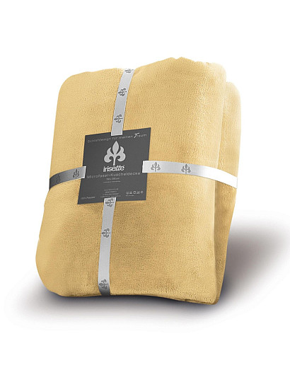 Couverture douce RELAX 40 JAUNE