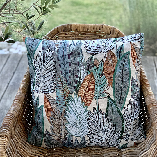 Taie d'oreiller tapisserie SAFIA BEIGE
