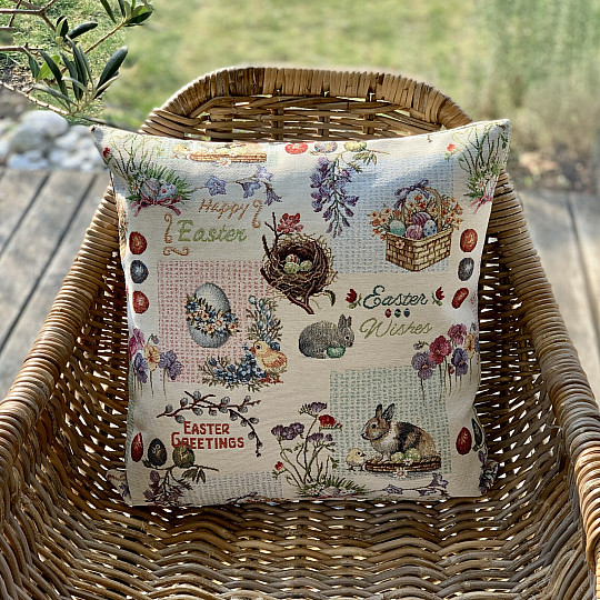 Housse de tapisserie de Pâques JOYEUSES PÂQUES