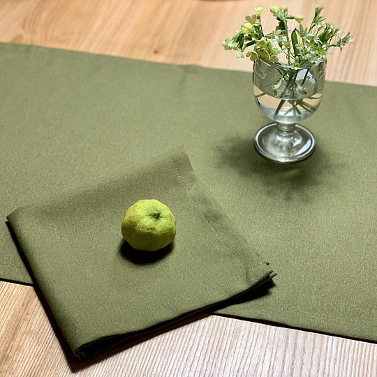 Nappe et couverts OLIVE