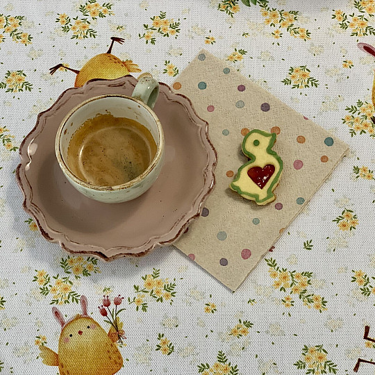 Nappe de Pâques POULETS ET ŒUFS