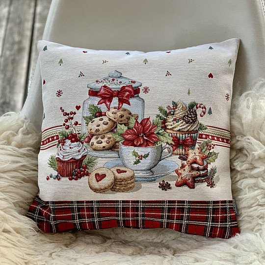Housse de tapisserie de Noël BONBONS DE NOËL