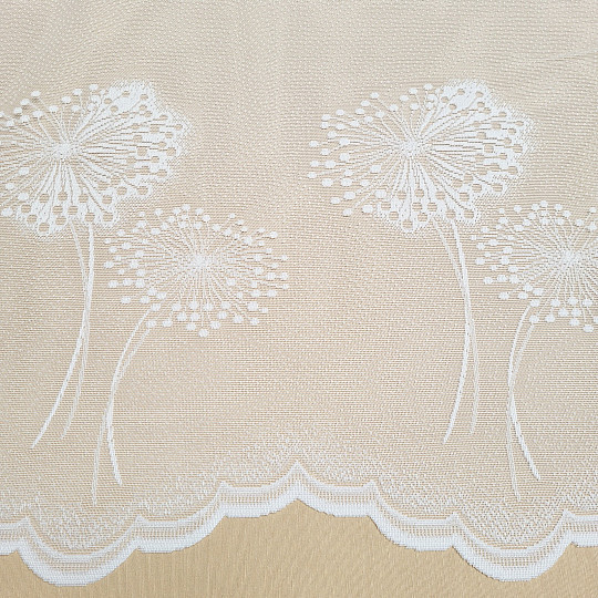 Rideau jacquard CHMÝŘÍ blanc