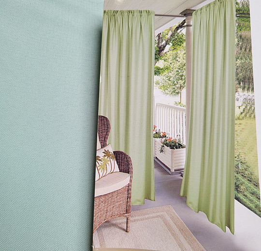 Rideau décoratif d'extérieur GAIA GREEN