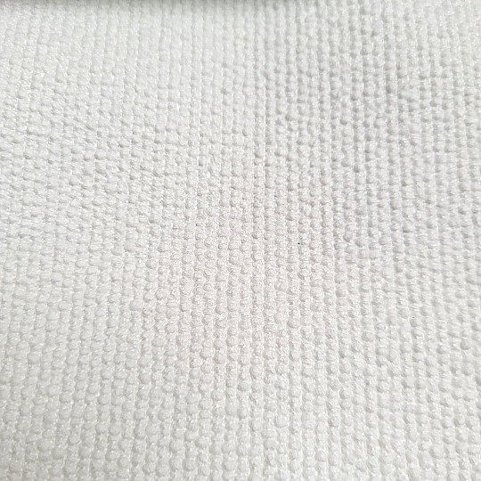 Tissu décoratif design monochrome luxueux GERSTER 77052/10 BLANC