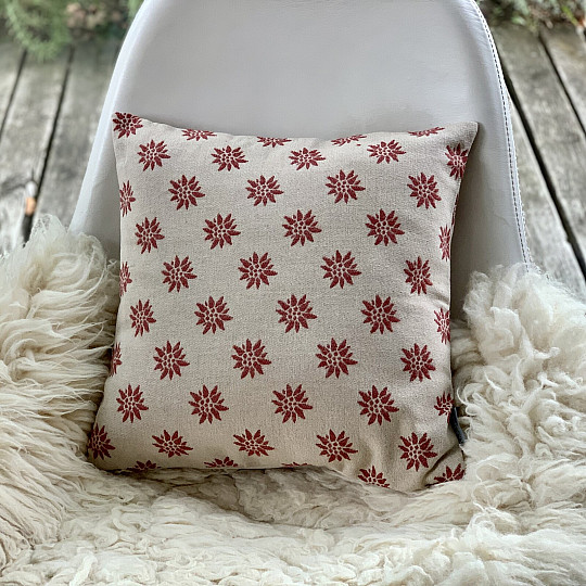 Housse décorative luxueuse PROTÉŽ BEIGE ALPIN
