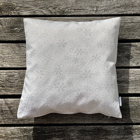 Housse décorative de Noël SILVER FLAKES