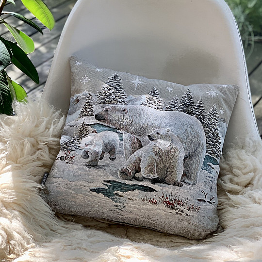 Housse de tapisserie de Noël OURS POLAIRES
