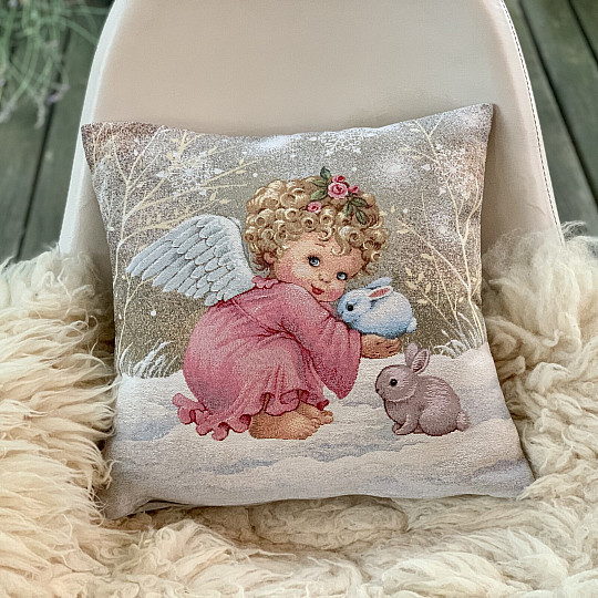 Housse de tapisserie de Noël ANGE POUR FILLES