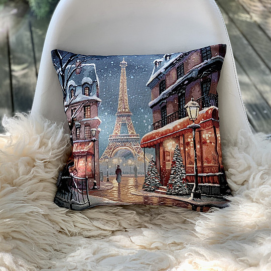 Housse de tapisserie de Noël WINTER PARIS