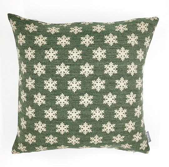 Housse décorative luxueuse FLAKES GREEN A
