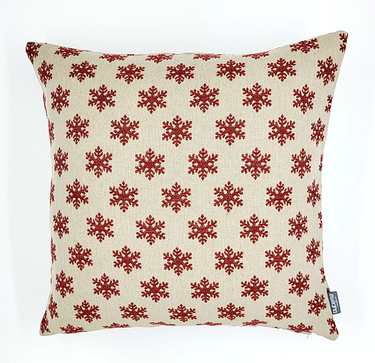 Housse décorative luxueuse FLAKES RED B
