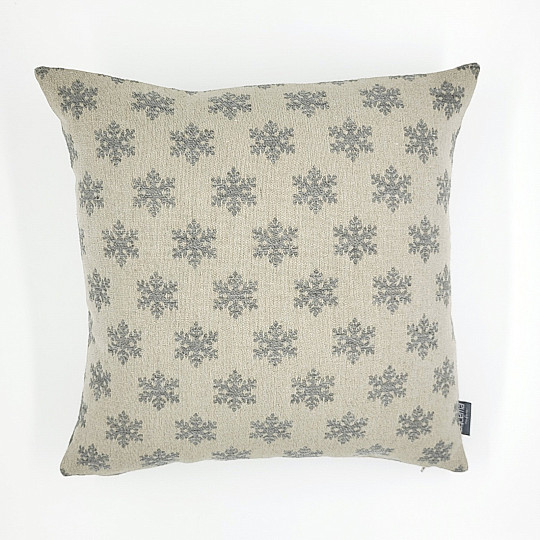 Housse décorative luxueuse FLAKES GREY B
