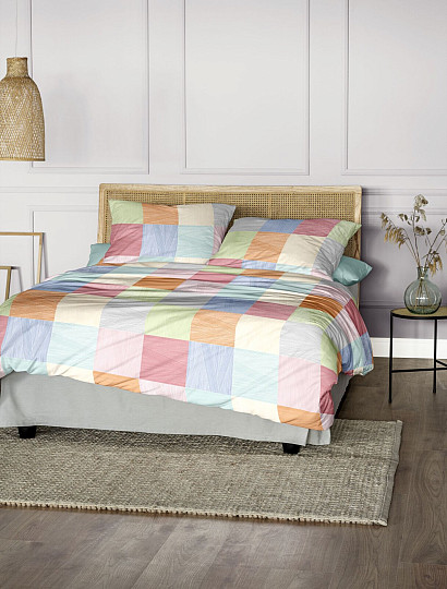 Parure de lit en flanelle de luxe IRISETTE KOALA 8506-90 MULTI CHECK
