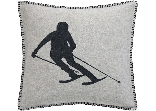 Housse décorative DF LUCA SKIER GREY