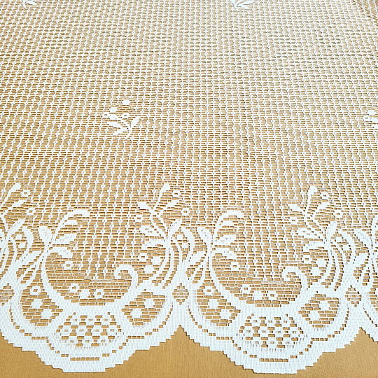 Rideau jacquard HEDA blanc