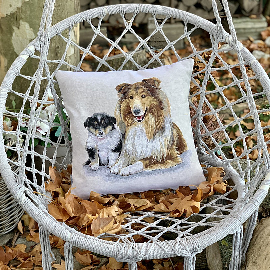Couverture de tapisserie COLLI ET CHIOT