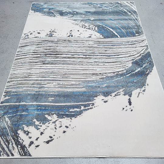 Tapis BLOOM 466 bleu