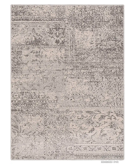 Tapis de laine luxueux ISFAHAN Korist gris