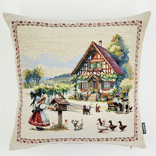 Taie d'oreiller en tapisserie DVOREK