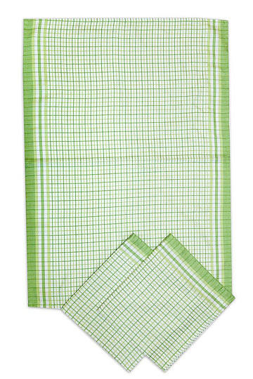 Serviettes en bambou PETIT CUBE VERT