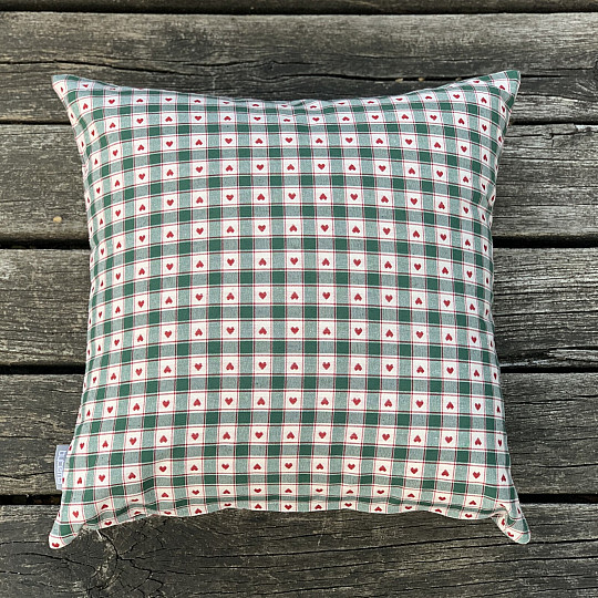 Taie doreiller décorative MAXI CORET verte