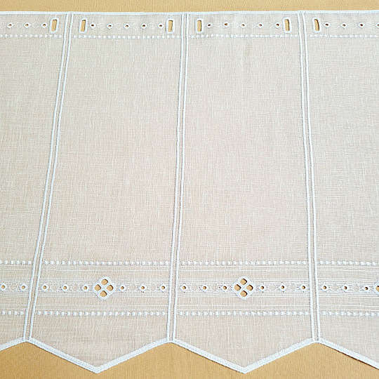 Rideau pour vitrail GERSTER 11884 blanc