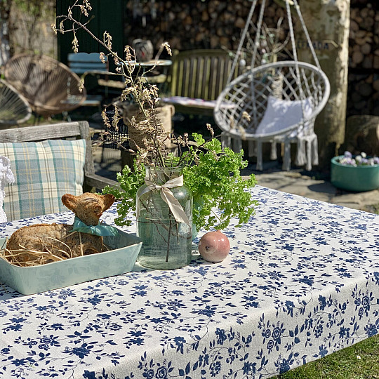 Nappe Bleu Romantique