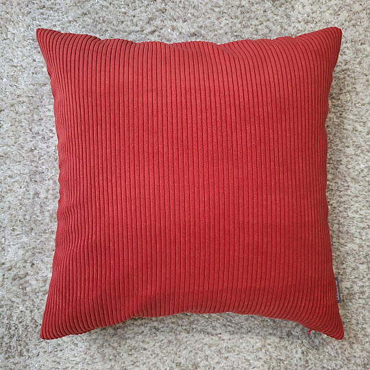 Taie d'oreiller décorative DARVEN ROUGE