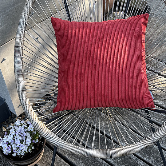 Taie d'oreiller décorative DARVEN ROUGE
