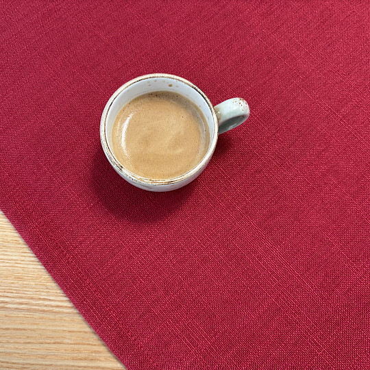 Nappe et foulard VALS ROUGE