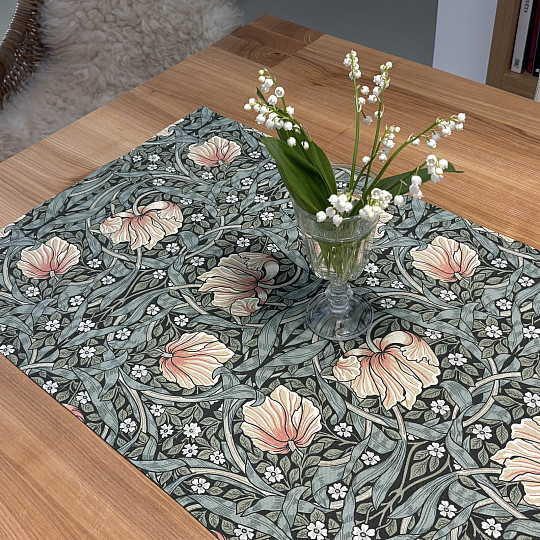 Nappe et foulard FLEURS DORÉES