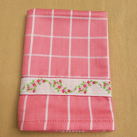 Serviettes de GRAND-MÈRE ROSE AVEC MINI FLEURS