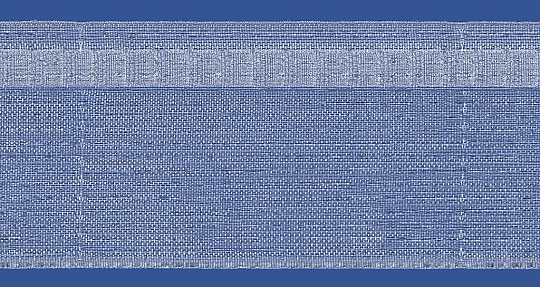 Ruban froncé pour rideaux 7,7 cm 1:2