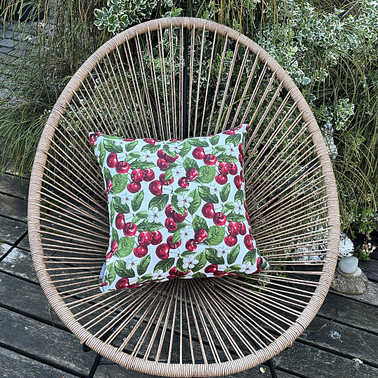 Taie d'oreiller décorative CERISE