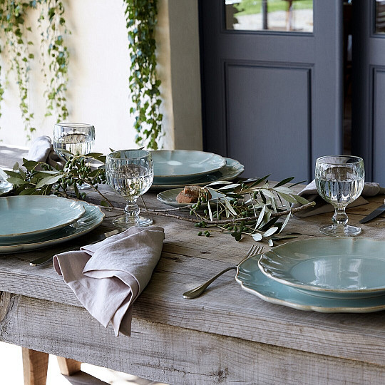 Assiette ALENTEJO 27 cm turquoise