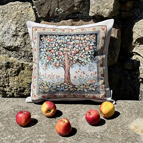 Taie d'oreiller en tapisserie ARBRE DE LA CONNAISSANCE